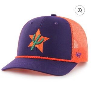 Phoenix Suns '47 Purple/Orange 2024/25 City Edition Trucker Adjustable Hat